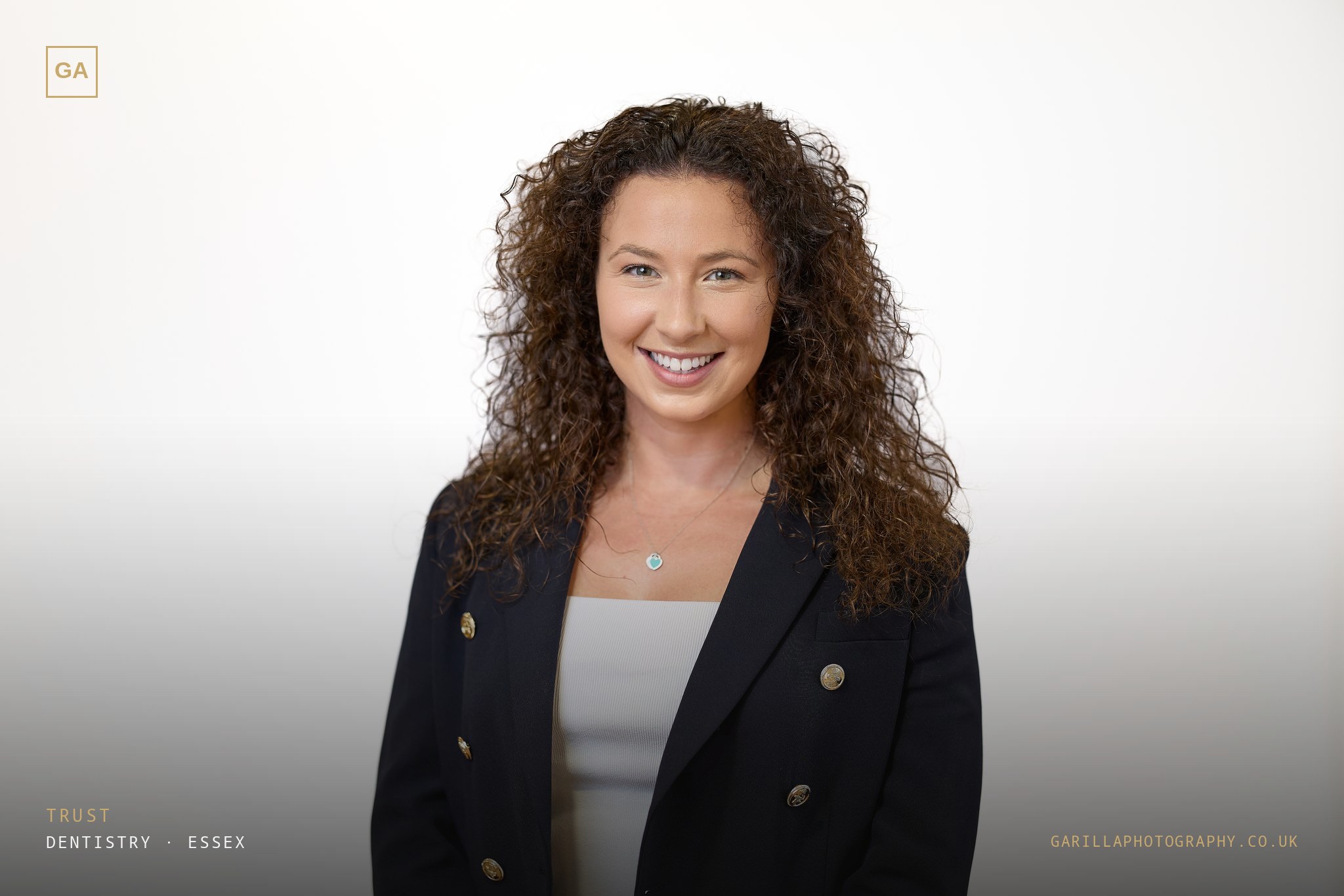 Dental clinician studio portrait — Trust